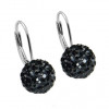 Předchozí: Stříbrné náušnice s krystaly Crystals from Swarovski® Black Jet