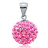 Předchozí: Stříbrný přívěšek koule 10 mm s krystaly Crystals from Swarovski®, Pink