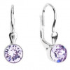 Další: Stříbrné náušnice s krystaly Crystals from Swarovski® > varianta Violet