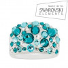 Další: Prsten s krystaly Crystals from Swarovski®, Blue Zircon vel.59