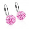 Předchozí: Stříbrné náušnice koule 8 mm s krystaly Crystals from Swarovski® Light Rose